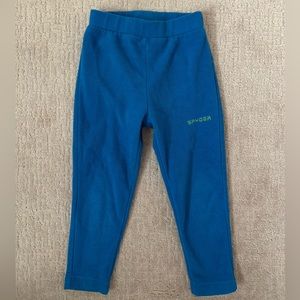 Spyder mid-layer fleece leggings pants for kids snow sports